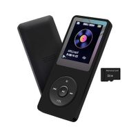 MP3 Player With 32GB Memory Card, Portable HiFi Lossless Sound MP3 Mini Music Player