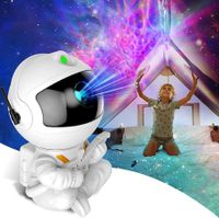 Astronaut Projector Light, Galaxy Projector for Bedroom, Star Projector,Kids Night Light, Boys Girls Room Decor, Playroom, Home Theater, Ceiling (White)