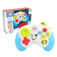 Electric Baby Game Controller Toy, Multifunctional Electric Baby Game Controller Toy Light Music Learning Educational Toys Baby Gift,Blue