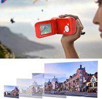 Video Camera Camcorder, 16X Zoom 1080P HD Digital Camera Recorder for Children Kids Gifts(Red)