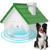 Dog Barking Control Devices,Anti Barking Device Outdoor and Indoor with 4 Frequency Ultrasonic,Waterproof Bark Box of 50ft Range,Safe for Human & Dogs (Green)
