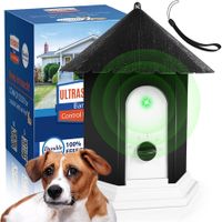 Anti Barking Device,Dog Barking Control Devices Up to 50 Ft Range Dog Training & Behavior Aids,2 in 1 Ultrasonic Dog Barking Deterrent Devices,Outdoor Anti Barking Device Safe for Humans & Dogs