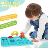 Logical Road Builder, Board Game for Children Aged 3+