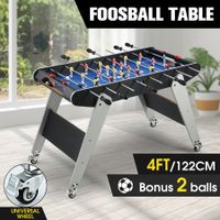 Soccer Gaming Desk Foosball Table Game Tabletop Competition Sport Entertainment Toy Party Family Indoor Wheels