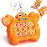 Fast Push Game Pop Game It Fidget Toys Light Up Pattern Popping Game Puzzle Game Machine Anti-Anxiety Autism Sensory Toy for Kids and Adults