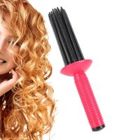Hair Curler Hair Fluffy Curling Roll Comb Anti?Slip Curling Wand Hairstyling Tools