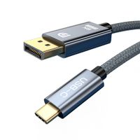 USB C to DisplayPort 1.4 Cable [8K@60Hz,4K@144Hz 120Hz,2K@240Hz],5K Type C to DP 1.4 Cable,[32.4 Gbps,Thunderbolt 4/3 Compatible] for MacBook Pro M1 M2,Mac Studio,Mac Mini,XPS,(3m)