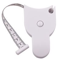 Body Tape Measure Self-Locking,Retractable Automatic Telescopic Tape Measure,150cm Locking Pin and Retractable Button,Tape Measure Body,Weight Loss Tape Measure