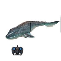 2.4G Rc Boat Fist Simulation Radio Controlled Ship, Speedboat Mosasaurus Outdoor Toy Boy Age 3+