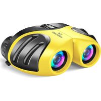 Binoculars 8X21 Foldable Mini Portable High Power Hd Night Vision Children'S Binoculars (Yellow)