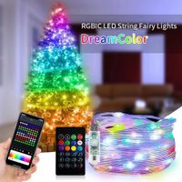 20m 200led Remote Control LED Christmas String Lights Smart Fairy string Waterproof Holiday wedding Garden Home Decoration