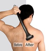 Men's Back Razor, Body Razor, Foldable Back Shaver for Men, Dry and Wet Shaving