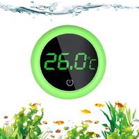 Fish Tank Digital Thermometer Accurate LED Display to ±0.1 Celsius Tank Thermometer Aquarium Temperature Measurement Suitable for Fish,Axolotl,Turtle or Aquatic