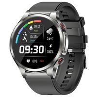 2023 Newest Smart Watch  Blood Glucose Sugar 1.32-Inch Smartwatch Men Women 24 Hours Heart RateTemperature Fitness Trackers Monitoring Color silver