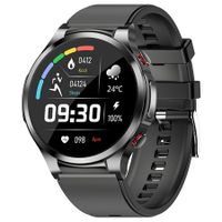 2023 Newest Smart Watch  Blood Glucose Sugar 1.32-Inch Smartwatch Men Women 24 Hours Heart RateTemperature Fitness Trackers Monitoring Color Black