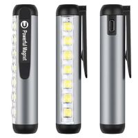 Mini LED Flashlight, XPE + COB Lamp Beads Ultra Bright Torch With Clip Waterproof Flashlight
