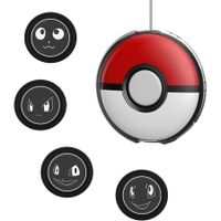 Protective Case for Pokemon GO Plus + 2023,Clear Hard Case for Poke Ball Go Plus with Button Caps and Wrist Strap - 1 Pack