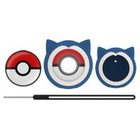 Protective Case for Pokemon GO Plus + 2023,Soft Silicone Cover Case for Poke GO Plus with Wrist Strap - Blue