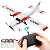 Remote Control Airplane, RC Airplane Ready to Fly 2.4Ghz 2 Channel EPP RC Airplane for Kids Beginners