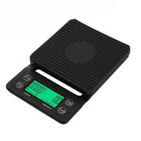 Digital Kitchen Scale Coffee Scale with Timer Electronic Food Scale with LED Display for Espresso Drip Coffee Baking Cooking