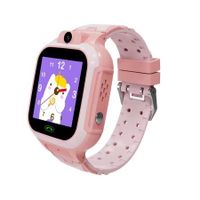 4G Smart Watch for Kids, GPS Tracker, IP67 Waterproof, 1.4 Inch Touch Screen, Smartwatch with 2-Way Voice Video Call, SOS School Mode, (Pink)