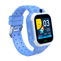 4G Smart Watch for Kids, GPS Tracker, IP67 Waterproof, 1.4 Inch Touch Screen, Smartwatch with 2-Way Voice Video Call, SOS School Mode, (Blue)