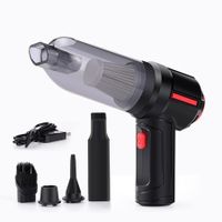 Compressed Air Duster and Mini Vacuum Keyboard Cleaner, Cordless Blower Computer, Car Cleaning Kit