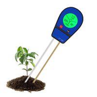 Soil PH Tester 3 in 1 LCD Soil Moisture/Temperature/PH Tester Garden Planting Soil Detector Soil Temperature Test Soil Detection Device