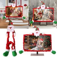 Christmas LCD Display Bumper Case Cover Decor Computer PC TV Monitor Non-woven