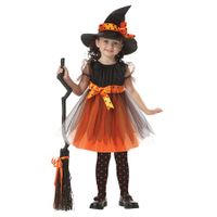 GIRLS Halloween Pumpkin Costume, Halloween Costume for Boys Girls FOR Height 105-115cm