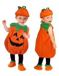 Children Halloween Pumpkin Costume, Halloween Costume for Boys Girls FOR Height 95-100cm