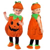 Children Halloween Pumpkin Costume, Halloween Costume for Boys Girls FOR Height 85-95cm