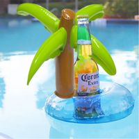 Inflatable Palm Tree Cup Holder for Pool Water Design Fun