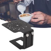 Espresso Machine Stainless Steel Electronic Scale Rack Waterproof Scale Rod Protection Rack Coffee Weighing Rack Stem(Black)