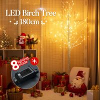 180cm LED Birch Tree Lights Christmas Decoration Fairy Twig Branch Table Lamp 156 LED Bulbs Xmas Outdoor Home Wedding Holiday Display Warm White