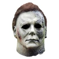 Halloween Michael Myers Mask, Halloween Horror Cosplay Scary Black Halloween Mask