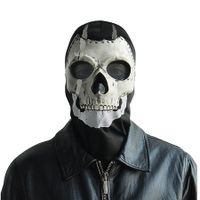 Halloween Ghost Mask MW2 War Game Ghostface Mask Scary Full Face Skull Mask Halloween Costume for Men Women