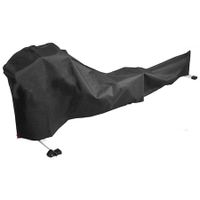 Rowing machine cover polyester fibers robust dust protection weather protection waterproof 285 x 51 x 89 cm black