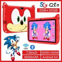 Kids Tablet 7inch Android Learning Tablet for Kids  2GB 32GB Toddler Tablet Students Educational Gift HD Color Red