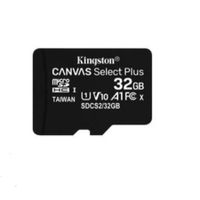 Kingston 32GB microSDHC Canvas Select Plus 100MB/s Read A1 Class 10 UHS-I Memory Card