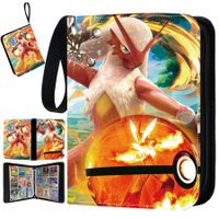 900CARDS Card Binder  POKENMON Trading Cards Case  50 Sleeves 9-Pocket Card Book Holder TCG Game Cards Collection, Sports Trading Cards Collector Album