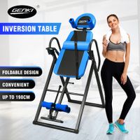 Genki Inversion Table Back Stretching Gravity Inverter Exercise Machine Home Gym Fitness Equipment Stretcher Foldable