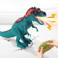 2.4G Water Spray Remote Control Dinosaur Toy Electronic Smart Dinosaur Toy with Light Water Spray Roaring Children's Gift