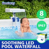 Bestway Flowclear Soothing LED Waterfall for Above Ground Pools With Hose Adaptor