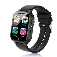 Smart Watch for Kids,Kids Smart Watch Boys Toys with 26 Puzzle Games,Touch Screen,HD Camera,Alarm Clock,Toys for Boys Ages 3+ Years Old,Birthday Gift for Boys Girls (Black)