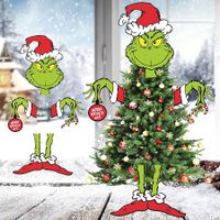 Grinch Christmas Decorations, Large Christmas Tree Ornament, Funny Grinch Decoration for Christmas Tree