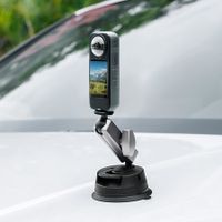 Camera With Suction Cup, Sports Camera Mount With Strong Suction For Live Streaming And Video On Puchen Car Dashboard