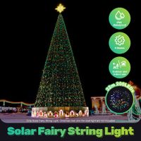 Solar Fairy String Light LED Xmas Falling Tree Decoration Christmas Garden Bedroom Waterproof Outdoor Indoor