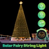 Solar Fairy String Light LED Xmas Falling Tree Decoration Colourful Christmas Garden Bedroom Waterproof Outdoor Indoor
