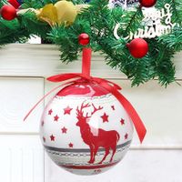 Merry Christmas, Holiday Ball Ornament Tree Ornament, One 2.8 Inch Multi-style Holiday Light Bulb Ornament Holiday Tree Ornament